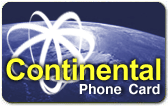Continental Calling Card