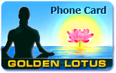 Golden Lotus phone card