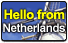Hello from Netherlands Calling Card
