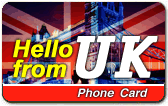 Hello from UK - OLD Phone Card