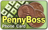 Penny Boss - cheap calling card to UK