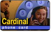 Cardinal phone card