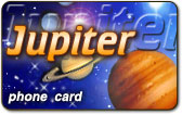 Jupiter phone card from ComFi