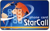 StarCall Phone Card